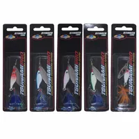 Nuevo equipo de pesca de spinnerbait de metal 18G 8 5 cm Vib Spinner Bait Fly Fishing Lures 5Colors Bass Spinnerbaits285W