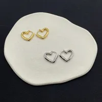 CL Designer Stud Luxury Classic Brand Alloy Letters Earrings Women Heart Simple Jewelry Gift R0MV#
