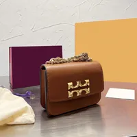 سلسلة Crossbody Bag Contte Counter Presh Handbag Wallet Wallet Cowine Design Leather Design Cross Body Tous Twals Flud Flap Messenger Bags Gold Metal Clasp