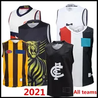 2019 2020 2021 All AFL Jersey Geelong Cats Essendon Bombers Adelaide Crows St Kilda Saints GWS Giants Guernsey Rucby Jerseys Singlet 3x234y