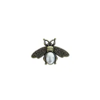 Broche de abelhas vintage inseto retro pérola abelhas broches terno de lapela pino de jóias de moda acessórios