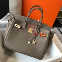 Borse da 7a sacche di alta qualità da donna Designer borse borse borse di lusso fatte a mano Classic Togo Whatet Leather Wallet Sac de Luxe Femme