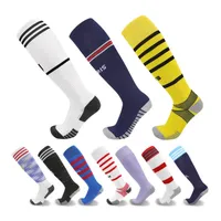 SJB Soccer Socks for Adults Kids Thicking Handduk Bottom Kne High Football Training Match Sport Racing Stocking New Season