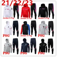 21/22/23 PSGS Tracksuit Hoodie Survetement 2021 2022 2023 PSGS Men Chandal Futbol Training Suit Football Jacket Soccer Set Adult Kit