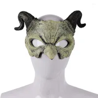 Party Masks Carnival Cosplay Halloween Costume Scary Demon Mask PU Foam Half Face Claw Devil Adults Props