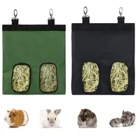 Små djur levererar små djur kaninmatare höväskor hängande matning dispenser behållare för chinchilla marsvin kanin xbjk2107