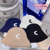Correct Korean Version of c Family Arc De Triomphe Knitted Wool Fisherman Hat Fashion Versatile Wool Basin Hat Autumn and Winter Warm H249I