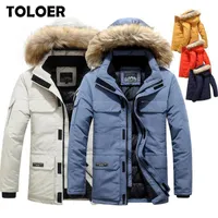 Women's Winter Down Jackets Parkas Warm Outdoor Leisure Sports Coats Jacka White Duck Windproof Parker Long Leather Collar Cap Warm Real Pur Stylish Classic
