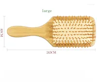 Peigne de cheveux peignes en bois naturel en bambou pour hommes femmes