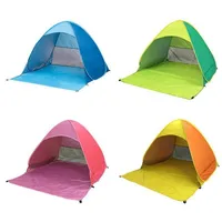 Automatic Camping Tent Summer Beach Throw Tent 2 Persons Instant Up Open Anti UV Awning Tents Outdoor Sunshelter213B