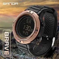 Relógios de pulso Basid Sport Watch Men Top Electronic LED Digital Wrist Relógios para Man Relógio Masculino Backlight Backlight UNISSEX Gifts
