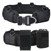 Sports Safety Support Military Outdoor Work Men Molle Battle Army Combat CS Airsoft Hunting Paintball Padded Waist Belts