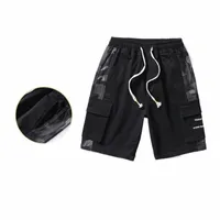 SENSELINK M-8XL Pantalon de cinq points masculin Summer Summer Shorts masculins d￩contract￩ de grande taille de coton Saut-coton 15rm #
