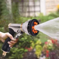 Vattenutrustning Högtryck Water Spray Gun Car Washer Hose Bottle Garden Sprincer Cleaning Tools