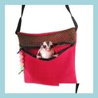 작은 동물 용품 햄스터 여행 캐리어 가방 작은 애완 동물 따뜻한 가방 케이지 휴대용 슬리브 침대 메쉬 패키지 지퍼 파우치 드롭 다이빙 dhyzr