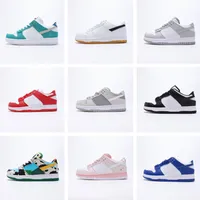 Top Fashion 2022 Low Designer Casual Chores Femme Mens Trainers Black White Coast Green Dunksb Dunks Sneakers Big Taille 36-47