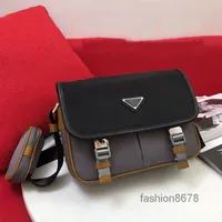 Kvällspåsar lyxiga män designers mode crossbody väska högkvalitativ messenger handväskor tråd nylon canvas bokstav hasp mjuk polyestermult