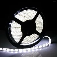 Strings 12V 5M 300LED SMD 5630 Waterproof Flexible Warm Cool White Fairy Strip Light House Party Striking Xmas Wedding