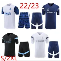 22 23 Payet Soccer Jersey Men Training Suit 22/23 Olympique de Marseilles Surowanie Maillot Stopa krótkie rękaw
