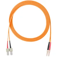 OM2 Fiber Optic Patch Cable Multimode SC naar LC Duplex 50/125UM