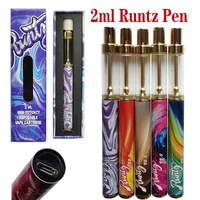 Runtz 2Grams Disposable Vape Pods E Cigarette 2ml Thick Oil Atomizer Pen Empty Starter Kits with 6 Colors Fancy Packaging Box