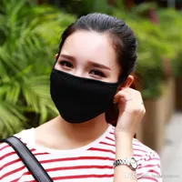 htsportsstore 50pcs Anti-Dust Cotton Mouth Face Mask Unisex Man Woman Cycling Wearing Black Fashion High quality2750
