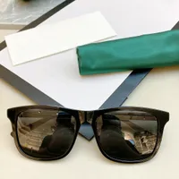 0381S Czarna/złota rama szary okulary przeciwsłoneczne 55 mm męskie okulary mody słoneczne gafas de sol uv okulary occhialia da z pudełkiem