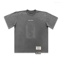 Męskie bluzy z kapturem RRR123 Logo z krótkim rękawem Drukowane czyste bawełniane subkultura Nakładowanie Zużycie T-shirt