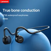 Video kulaklıklar taşınabilir ses; Videoarphones S Lenovo X5 Kulaklık Sporları Çalışan HIFI IPX8 Su Geçirmez Kulaklık Wirelie ...
