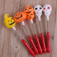 Decoração de festa 120pcs 2022 Pumpkin Ghosts Glow Stick Halloween Sticks podem piscar 4 horas-6 horas