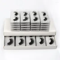 Faux de cils Meishenjie 30/10/50/100 paires en gros 3d Minfy Fluffy Lashes Natural Soft Making Makeup Eye