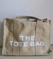 Marc Tote Bag Tates Bag Women Bags Fashion All-Match Shopping Plound Canvas Sumbags 31 см.