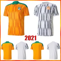 Soccer Jerseys 2021 Cote D ivoire Top Quality Ivory Coast Drogba Kessie Zaha Cornet 20 21 Home Maillot Foot Football pour hommes