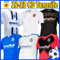 voetbalshirts CD Tenerife 22-23 Centenary Kit Special 100th Years Uniforms Elady Shashoua Mellot Michel Mollejo 2021 2022 Camisetas de futb
