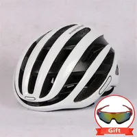 Top Brand Cycling Helmet Racing Road Bike Aerodynamics Wind Helmet Men Sports Aero Bicycle Helmets Casco Ciclismo Q0630278M