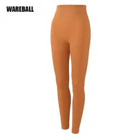sportswear accessories clothing WAREBALL Yoga Ribbed High Waist Gym Leggings Sport Tights Fitness Women Seamless Legging Tummy Cont...