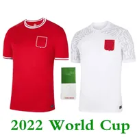 2022 Polonia Soccer Jerseys Nacional Sele￧￣o 2022 2023 Glik Lewandowski Szymanski Zielinski Camisetas Camisas de futebol Tail￢ndia