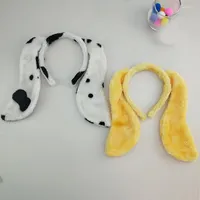 Maski imprezowe dla dorosłych dzieci Dalmantian pies ucha opaska na głowę muszka towrzała ogon zwierzęcy Zespoły do ​​włosów pluszowe urodziny Boże Narodzenie Halloween
