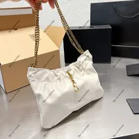 Kadınlar Bulut Bulut Tasarımcı Under Emferi Bag Moda Klasik Yağ Balmumu Deri Balfskin İki Ton Metal Donanım Crossbody Omuz Çantası Büyük Kapasite Makyaj Bavulları