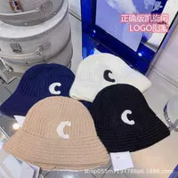 Correct Korean Version of c Family Arc De Triomphe Knitted Wool Fisherman Hat Fashion Versatile Wool Basin Hat Autumn and Winter Warm H201d