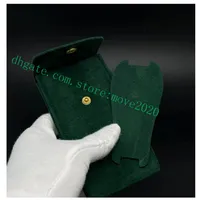 Move2020 Superior Boxes Green Slipper Watch Bag Original Pocket Flannel Pouch Watches Pockets Greenes GMT تخزين الأكياس 1855