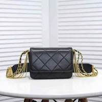 Handväskor Top CC Luxury Brand High Classic Lady Handbag Diagonal Leather 13-21-7 9038 AY63