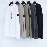 topstoney brand mens womens hoodies Classic Armband stone Five Colors Long Sleeve Thin island Sweatshirt Size M-2XL