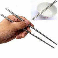 Chopsticks Suef Selling 1 Pair of Chinese Stainless Steel Chop Sticks Stylish Nonslip Design Chopsticks Kitchen Tools Home Garden Housekeeping J220916