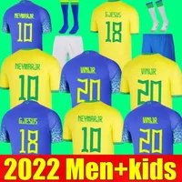 2022 2023 Camiseta de Futbol Brazil 축구 저지 축구 축구 셔츠 Coutinho Firmino Brasil 22 23 브라질 Maillots Marquinhos Vini Jr Antony Silva Dani Alves