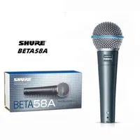 Microphones SHURE Beta58A Hand-held Wired Dynamic Microphone Studio Microphone For Singing Stage Recording Vocals Gaming Mic For Computer T220916