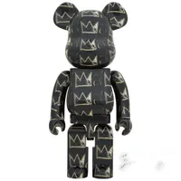 NEU 400% BEARBRICK-Actionspielzeugzahlen 28 cm Jean-Michel Basquiat Limited Collection Modezubehör Medicom Toys
