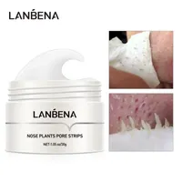 Lanbena Face Blackhead Remover Peel Off Black Dots Mask Mask Cuidado de la piel Producto Narizas de poro pegatinas de tratamiento de acn￩