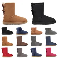 boots ucuz kadın kar botları üçlü siyah kestane kahverengi pembe lacivert moda klasik ayak bileği kısa çizme bayan bayanlar kızlar patik kış ayakkabıları