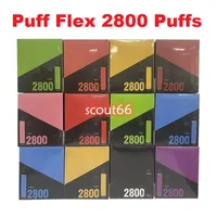 28 flavors Puff Flex Disposable Cigarettes 2800 Puffs Vape Pen 8ML Pods Cartridge Pre-Filled Portable Vapor